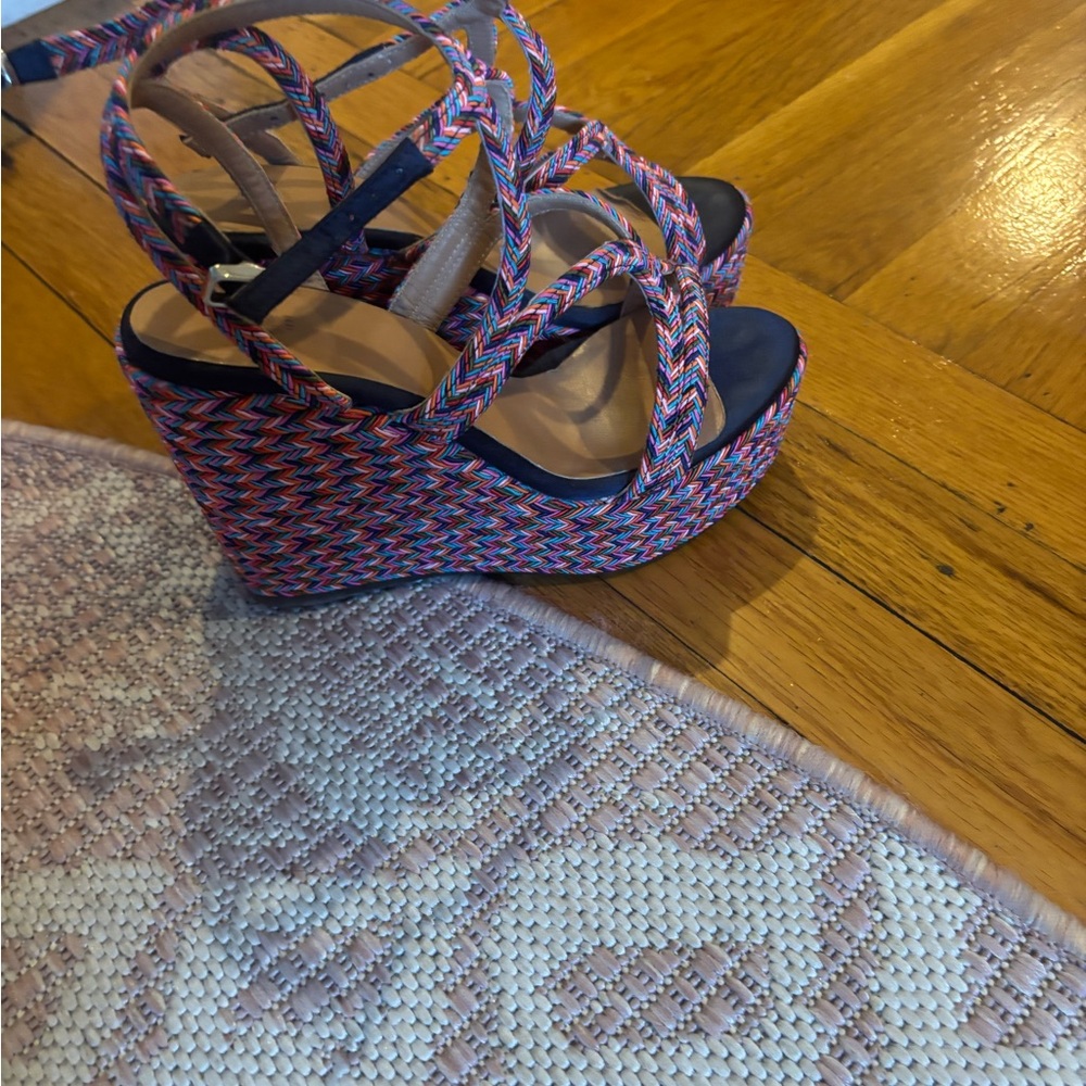 Castaner Multicolor Woven Wedges